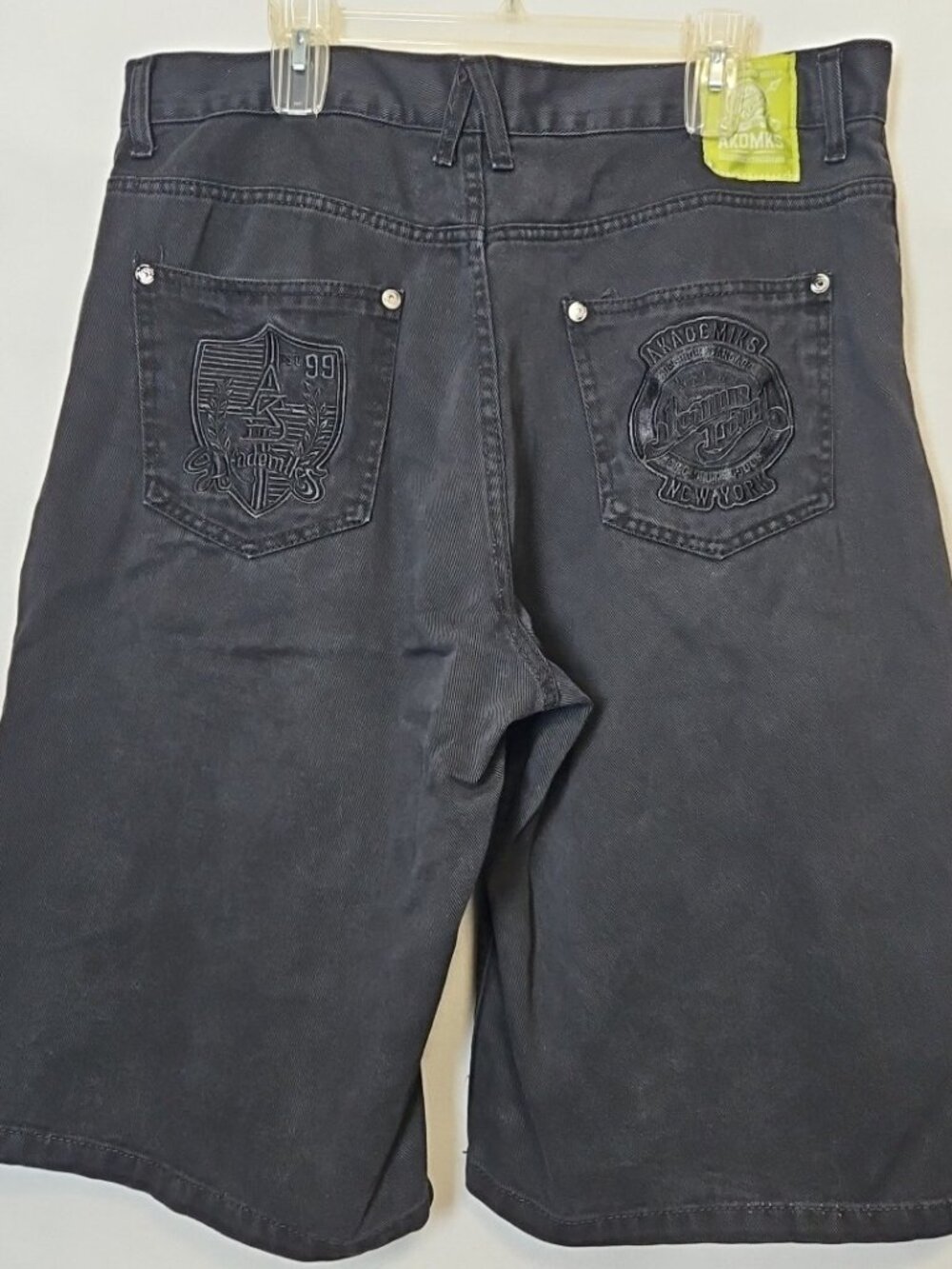 Vtg Akdmks Akademiks Jean Shorts Mens 40 Jorts Skater Hip Hop Grunge Baggy Y2K